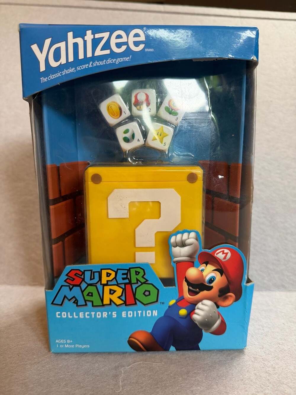 2010 Super Mario Yahtzee Collector’s Edition Nintendo USAopoly ? Block Game